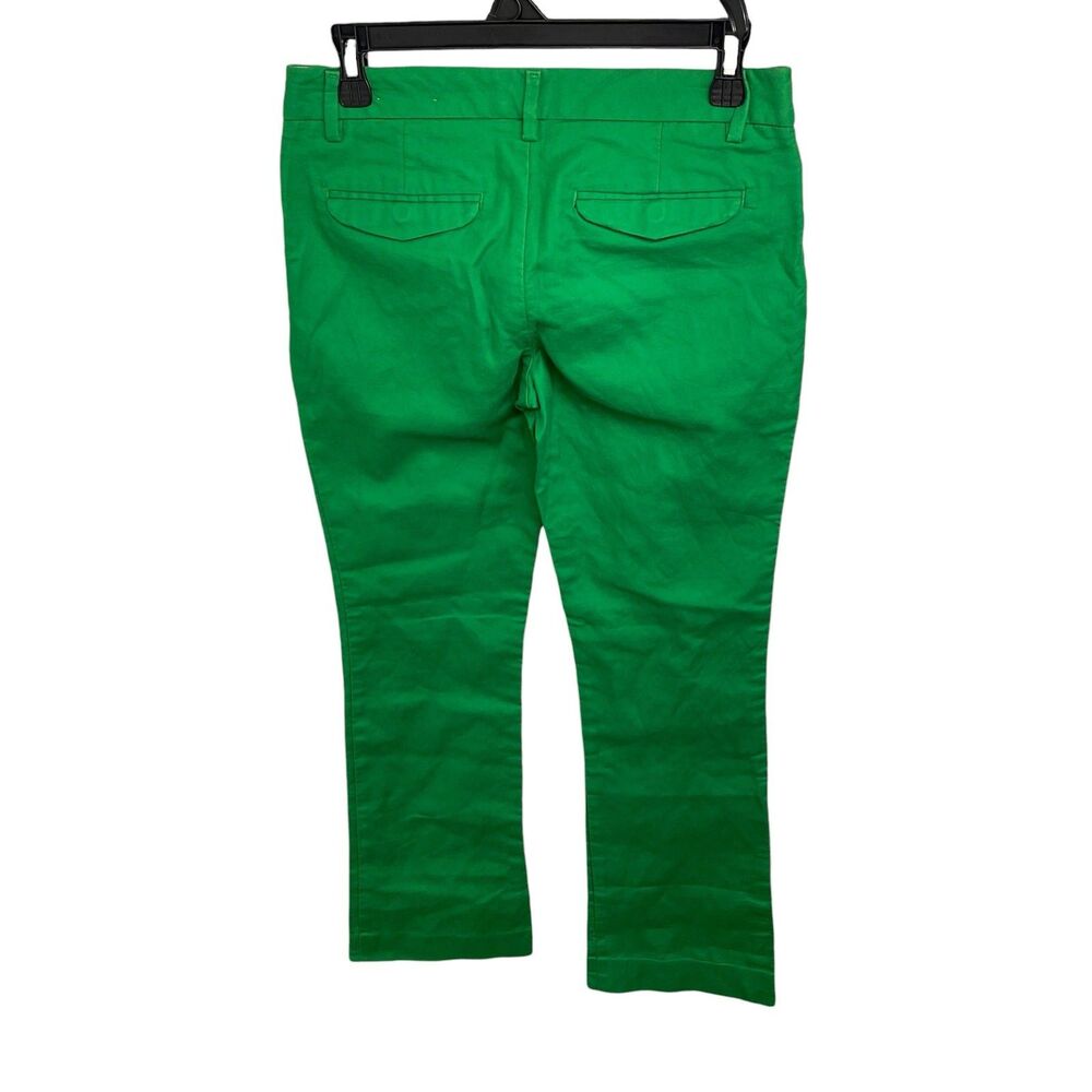 Gap 0R Green Vibrant Stretch 100% Cotton Fitted Modern Boot Pants - Picture 11 of 11